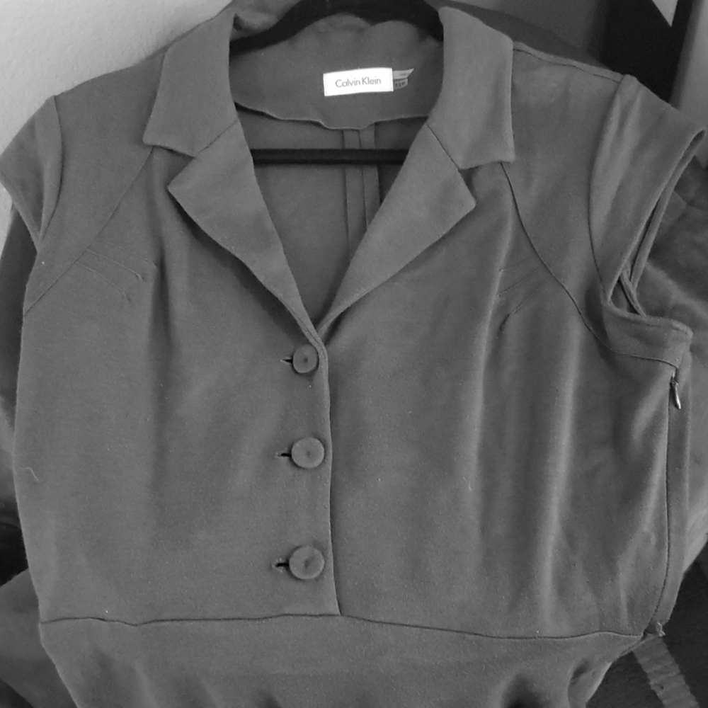 Calvin Klein charcoal dress 12p